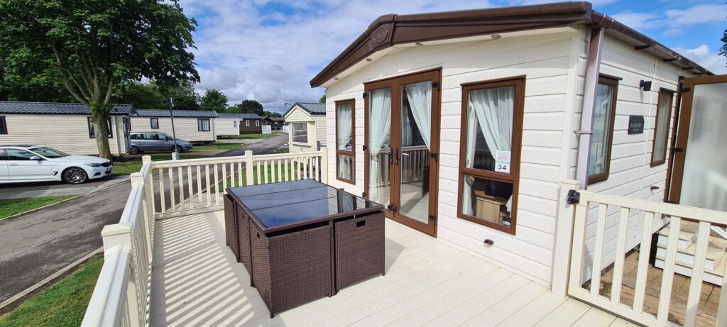 Willow Grove A34 private caravan accommodation at Flamingo Land