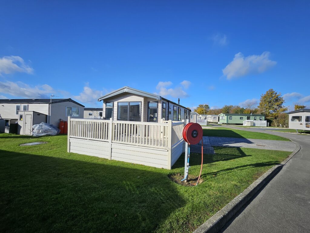 Beech Grove B65 private caravan accommodation at Flamingo Land